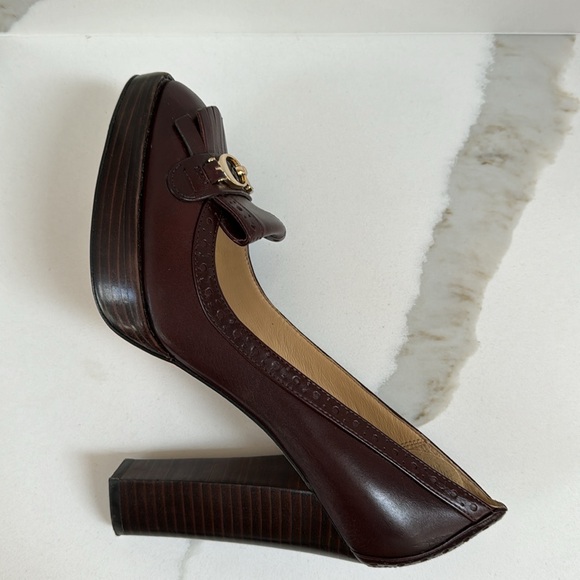 Coach Pumps - Lynne Smooth Bordeaux 8M - Picture 2 of 10